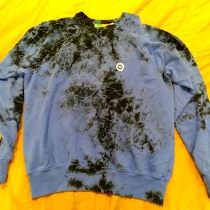 Big Bud Press Sweatshirt Tie Dye Blue